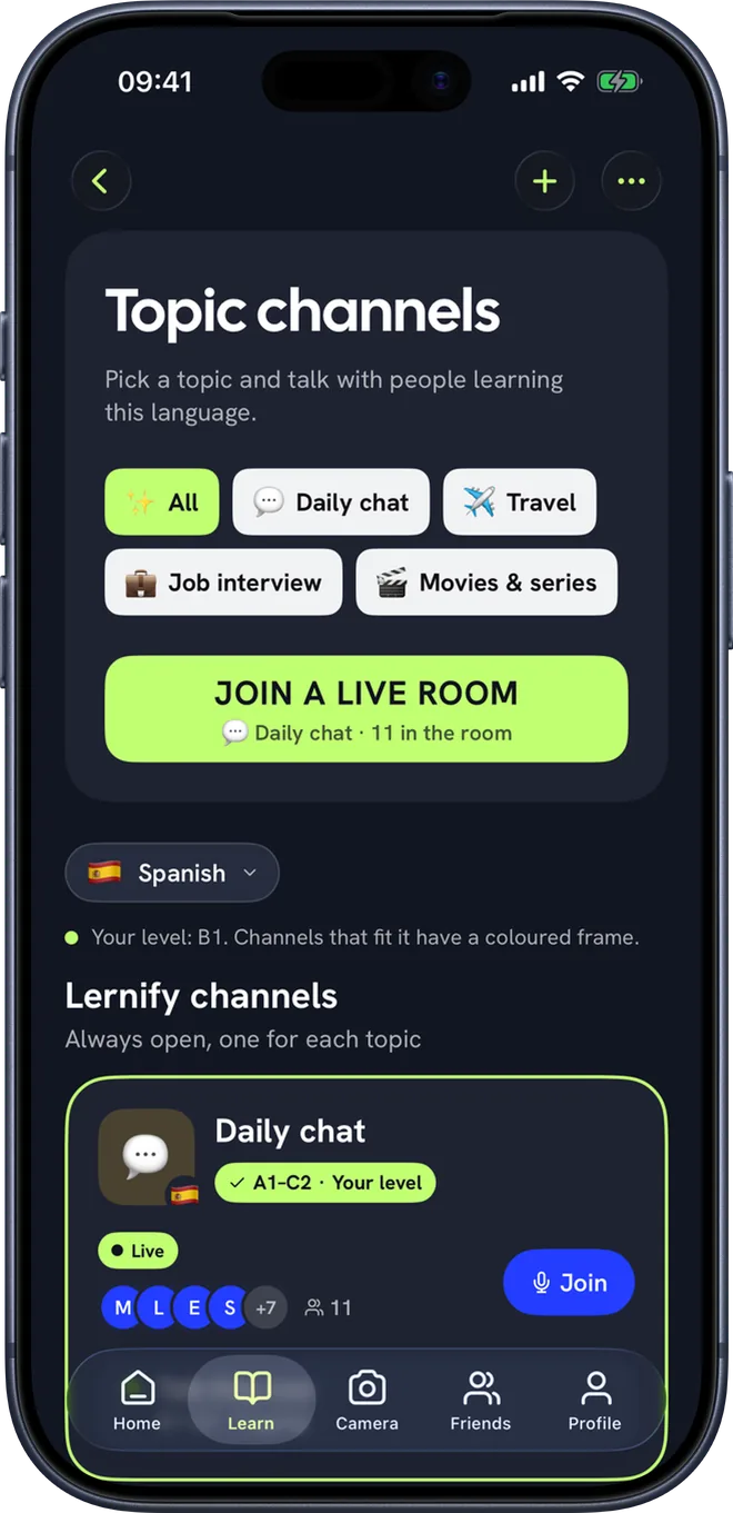 Topic channels