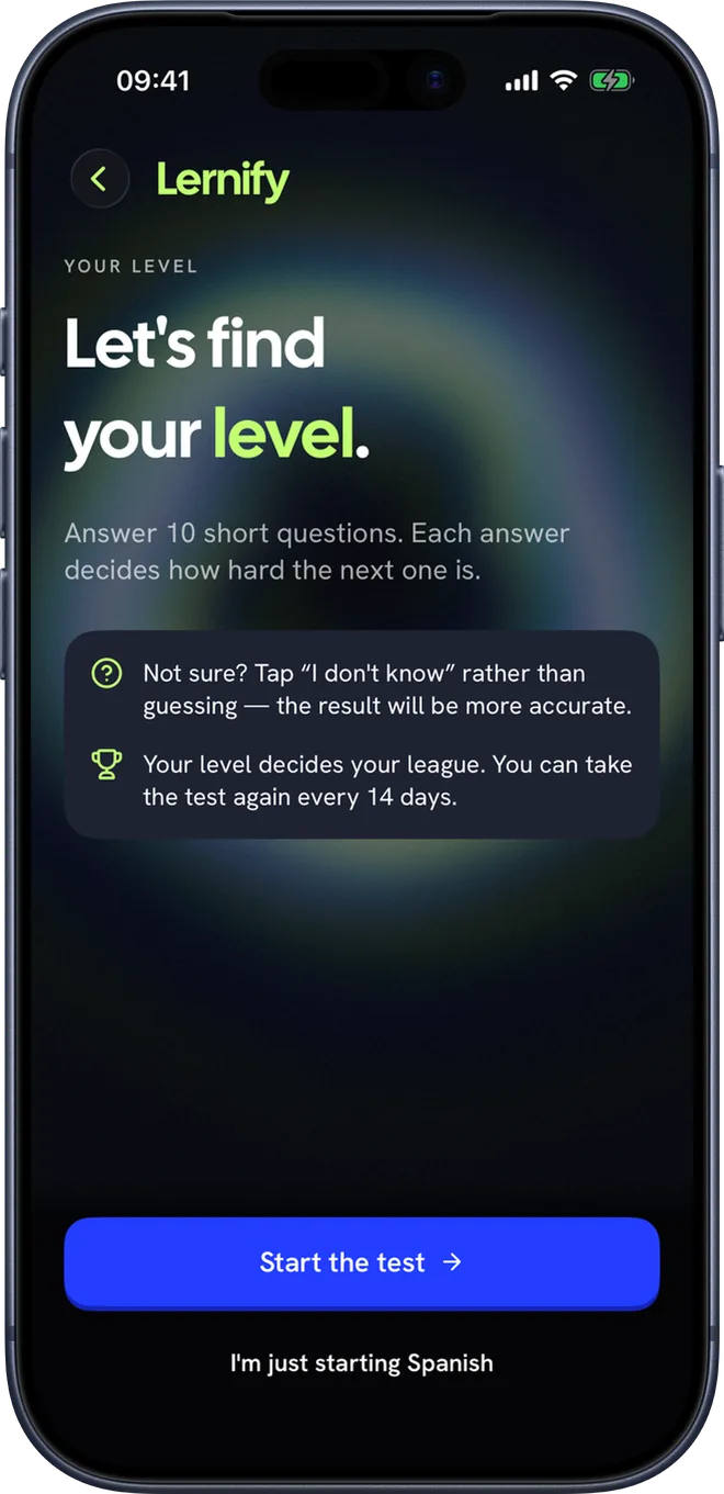 The level test