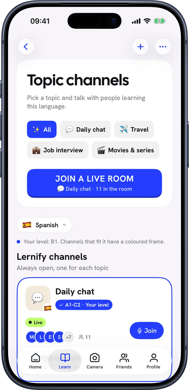 Topic channels