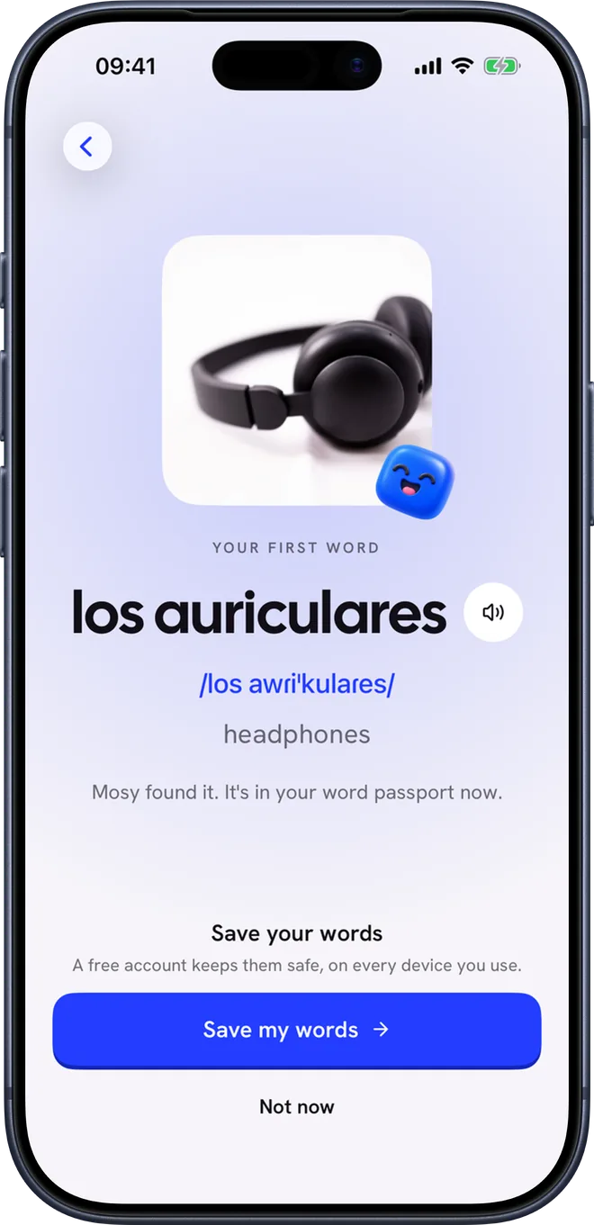 Your first word, found in a photo