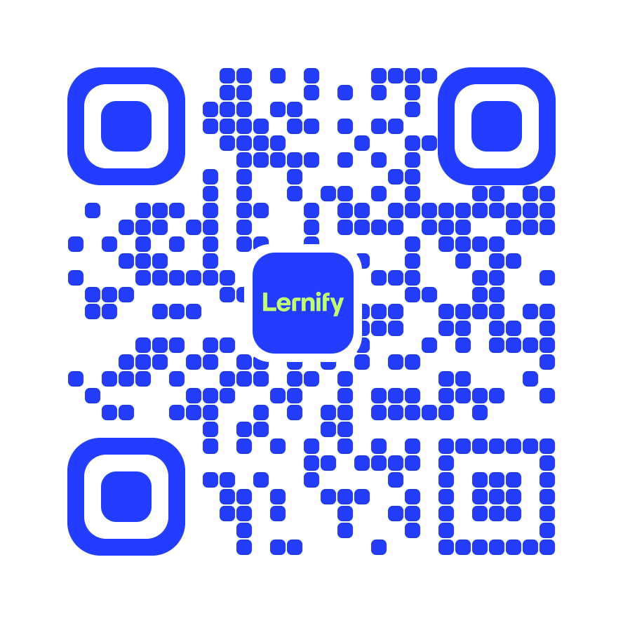 lernify.app ünvanına aparan QR kod